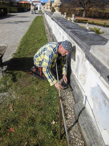 Oprava valounkové přídlažby