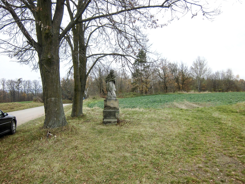 Svatý Jan Nepomucký - Hosín - před opravou