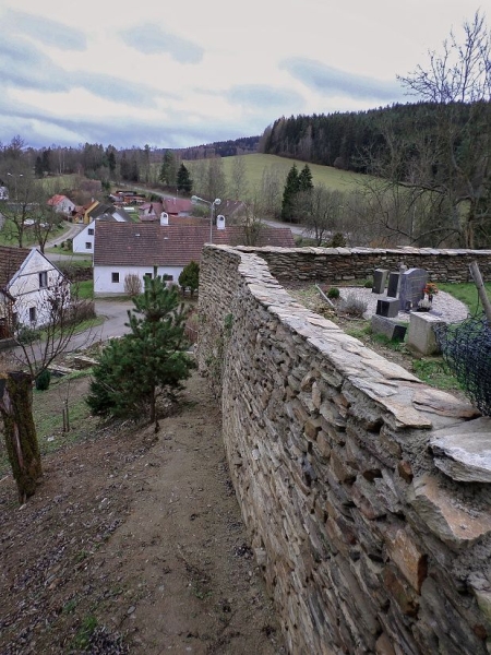 Kamenná zeď Rožmitál na Šumavě-5